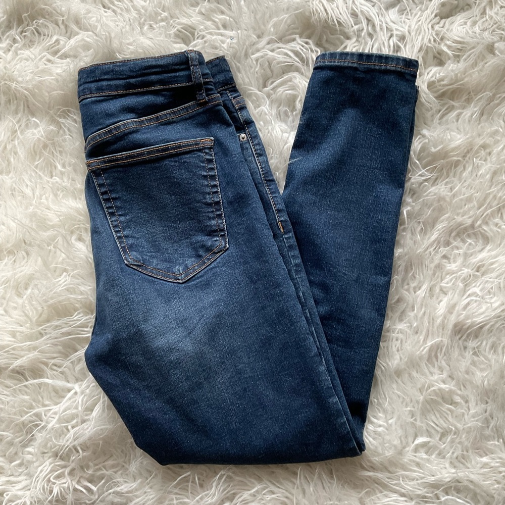 Topshop Jamie High Rise Skinny‎ Ankle Jeans - Picture 2 of 8